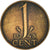 Moneda, Países Bajos, Wilhelmina I, Cent, 1948, MBC, Bronce, KM:175