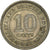 Moneda, PENÍNSULA MALAYA & BORNEO BRITÁNICO, 10 Cents, 1961, Heaton, MBC