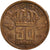Coin, Belgium, Baudouin I, 50 Centimes, 1972, EF(40-45), Bronze, KM:148.1