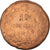 Moneda, Italia, Vittorio Emanuele II, 10 Centesimi, 1863, BC, Cobre, KM:11.2