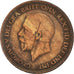 Monnaie, Grande-Bretagne, George V, 1/2 Penny, 1929, B+, Bronze, KM:837