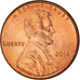 Coin, United States, Cent, 2014, U.S. Mint, AU(55-58), Copper Plated Zinc