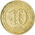 Coin, Turkey, 10 Kurus, 2009, VF(20-25), Brass, KM:1241