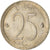 Moneta, Belgia, 25 Centimes, 1970, Brussels, VF(30-35), Miedź-Nikiel, KM:154.1