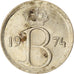 Munten, België, 25 Centimes, 1974, Brussels, FR+, Cupro-nikkel, KM:154.1