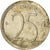 Moneta, Belgia, 25 Centimes, 1975, Brussels, VF(20-25), Miedź-Nikiel, KM:153.1
