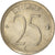 Moneta, Belgia, 25 Centimes, 1975, Brussels, VF(30-35), Miedź-Nikiel, KM:153.1