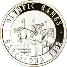 Hiszpania, Token, Les Jeux Olympiques de Barcelone, 1992, BE, MS(65-70), Srebro