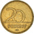 Münze, Ungarn, 20 Forint, 1995, Budapest, S+, Nickel-brass, KM:696