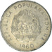 Monnaie, Roumanie, 25 Bani, 1960
