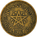 Moneta, Maroko, 10 Francs, 1371