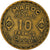 Moeda, Marrocos, 10 Francs, 1371