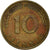 Moeda, ALEMANHA - REPÚBLICA FEDERAL, 10 Pfennig, 1949
