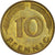 Moeda, ALEMANHA - REPÚBLICA FEDERAL, 10 Pfennig, 1990