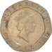Münze, Großbritannien, 20 Pence, 1989
