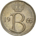 Moneta, Belgio, 25 Centimes, 1968