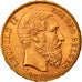 Moneta, Belgio, Leopold II, 20 Francs, 20 Frank, 1875, SPL-, Oro, KM:37