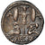 Moneda, Julius Caesar, Denarius, 46-45 BC, Traveling Mint, MBC+, Plata
