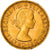 Coin, Great Britain, Elizabeth II, Sovereign, 1958, MS(60-62), Gold, KM:908