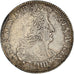 Coin, France, Louis XIV, 1/2 Ecu aux palmes, 1696, Troyes, EF(40-45), Silver