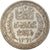Moeda, Tunísia, Ahmad Pasha Bey, 10 Francs, 1942, Paris, MS(60-62), Prata