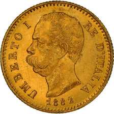 Moneta, Italia, Umberto I, 20 Lire, 1882, Rome, SPL, Oro, KM:21