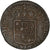 Monnaie, Pays-Bas espagnols, Flandre, Charles II, Liard, 12 Mites, 1695, Bruges