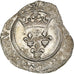 Moeda, França, Charles VI, Florette, Tournai, VF(30-35), Lingote, Duplessy:387A