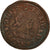 Moneta, Francia, Louis XIII, Double Tournois, 1640, La Rochelle, BB, Rame