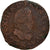 Moneta, Francia, Louis XIII, Double Tournois, 1613, Aix-en-Provence, MB, Rame