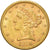 Moneta, Stati Uniti, Coronet Head, $5, Half Eagle, 1886, San Francisco, BB+