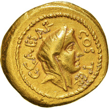 Moeda, Julius Caesar, Aureus, 46 BC, Rome, AU(50-53), Dourado, Crawford:466/1
