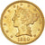 Moneta, Stati Uniti, Coronet Head, $5, Half Eagle, 1880, Philadelphia, BB+, Oro