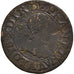 Moneta, Francia, Louis XIII, Double Tournois, 1613, Paris, MB, Rame