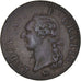 Moneda, Francia, Louis XVI, Sol ou sou, Sol, 1791, Paris, MBC, Cobre, KM:578.1