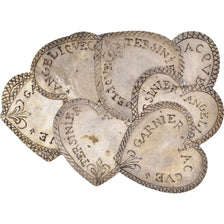 Francia, Love Token, Treizain, Denier bractéate à épouser, SPL-, Argento