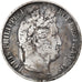 Munten, Frankrijk, Louis-Philippe, 5 Francs, 1845, Strasbourg, FR+, Zilver