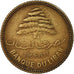 Coin, Lebanon, 5 Piastres, 1969