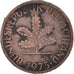 Münze, Bundesrepublik Deutschland, Pfennig, 1973