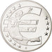 San Marino, Medal, 10 ans de l'Euro, SUP+, Cuivre plaqué Argent