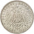 Munten, Duitse staten, BADEN, Friedrich II, 3 Mark, 1910, Stuttgart, PR, Zilver