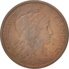 France, Dupuis, 2 Centimes, 1916, Paris, EF(40-45), Bronze, KM:841, Gadoury:107